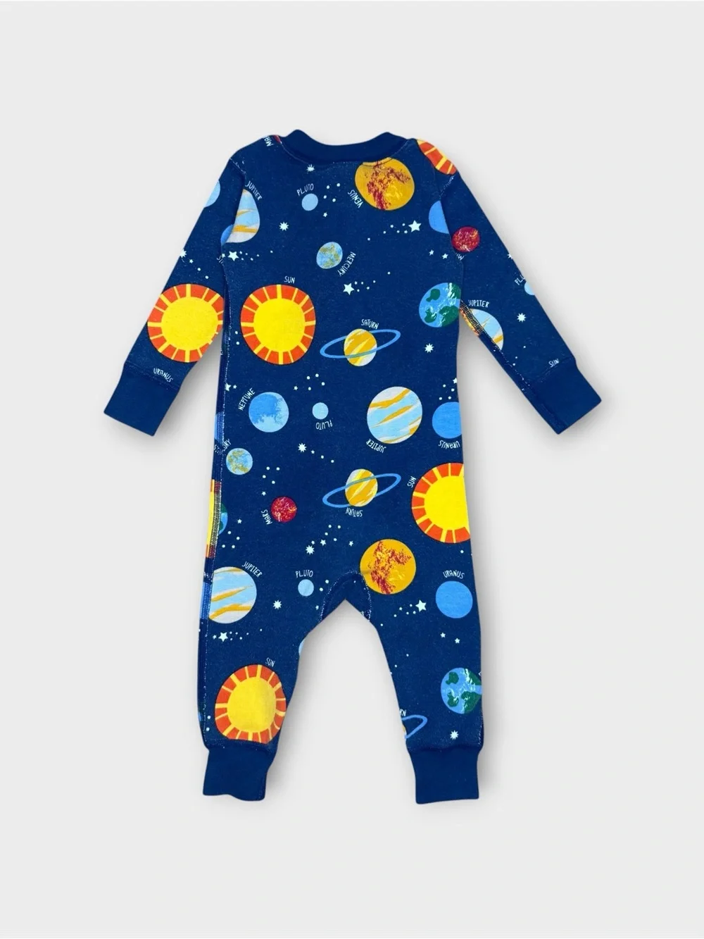 Hanna Andersson Solar System Planet Pattern Organic Sleeper